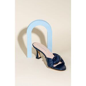 🆕 PATRICIA GREEN Savannah Slides Sandals Shoes Navy Blue 8